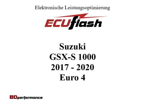 ECUflash - SUZUKI GSX-S 1000 / 2017->2020 / Euro 4