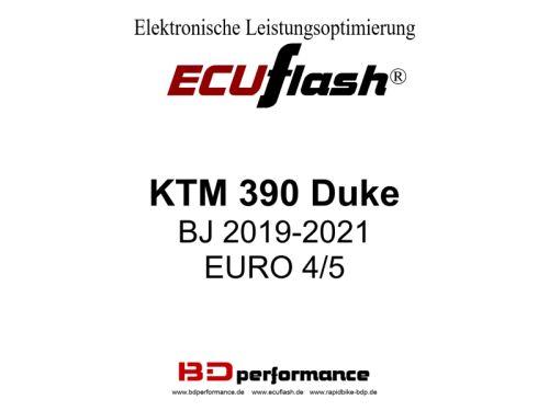 ECUflash KTM 390 Duke BJ 2019-2021 Euro 4/5 - siehe Details