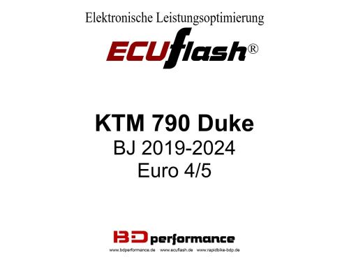 ECUflash KTM 790 Duke BJ 2019-2024 Euro 4/5